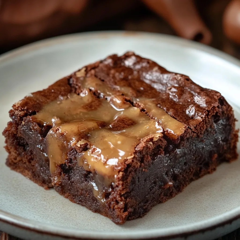 Karamelliseret Brownie