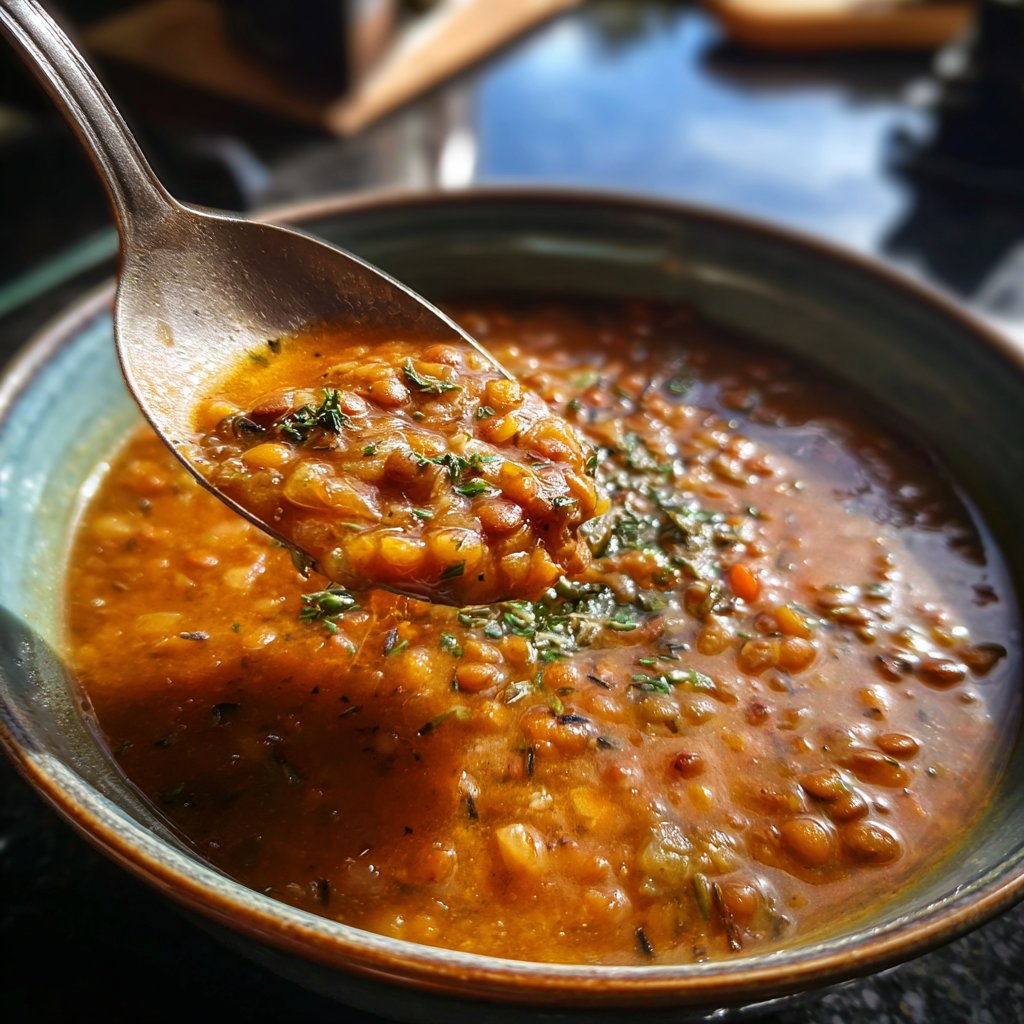 Linsensuppe mit Kreuzkümmel