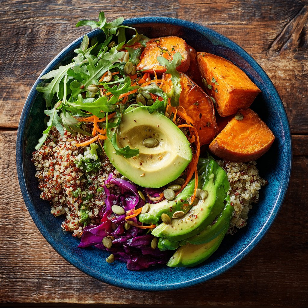 Buddha Bowl mit Süßkartoffeln