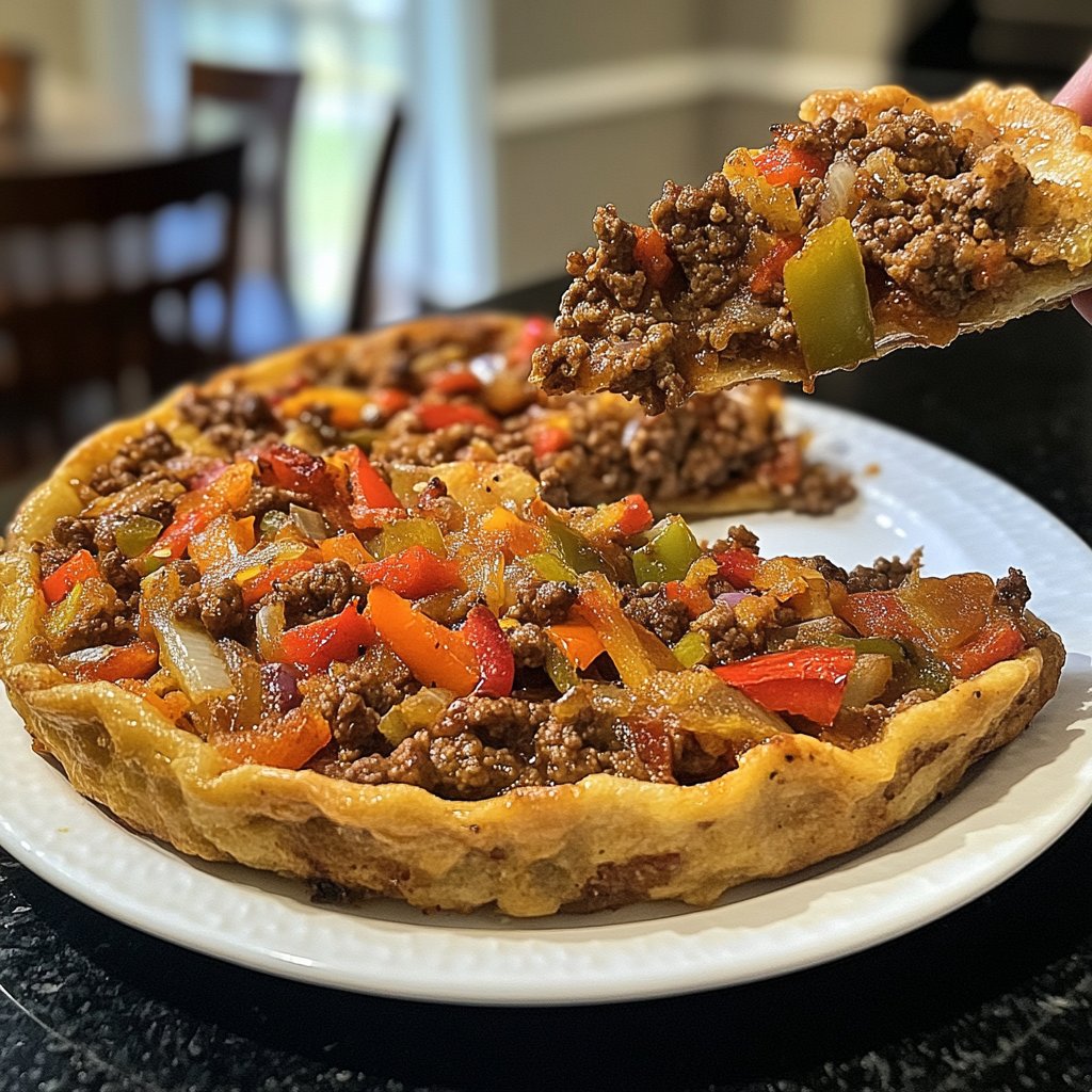 Hackfleisch Pfanne für Familie