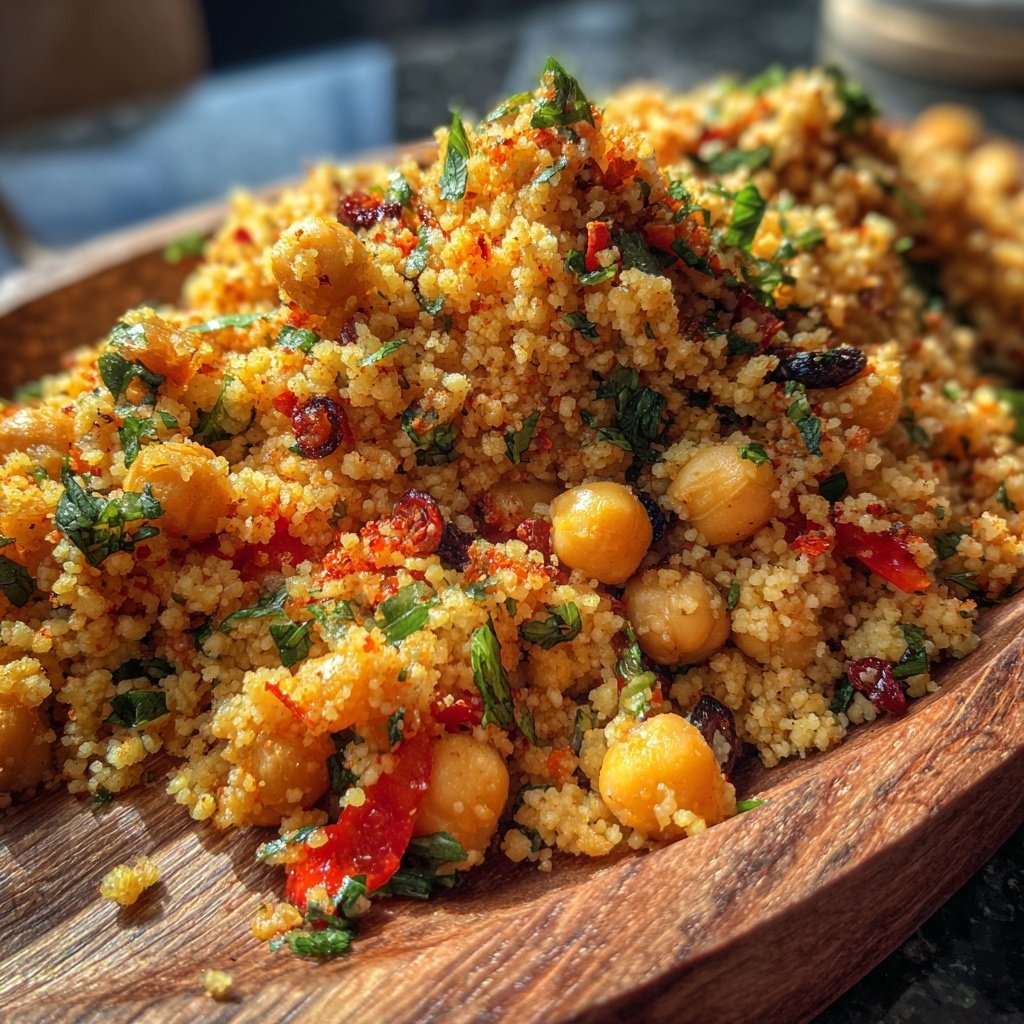 Couscous mit Kichererbsen