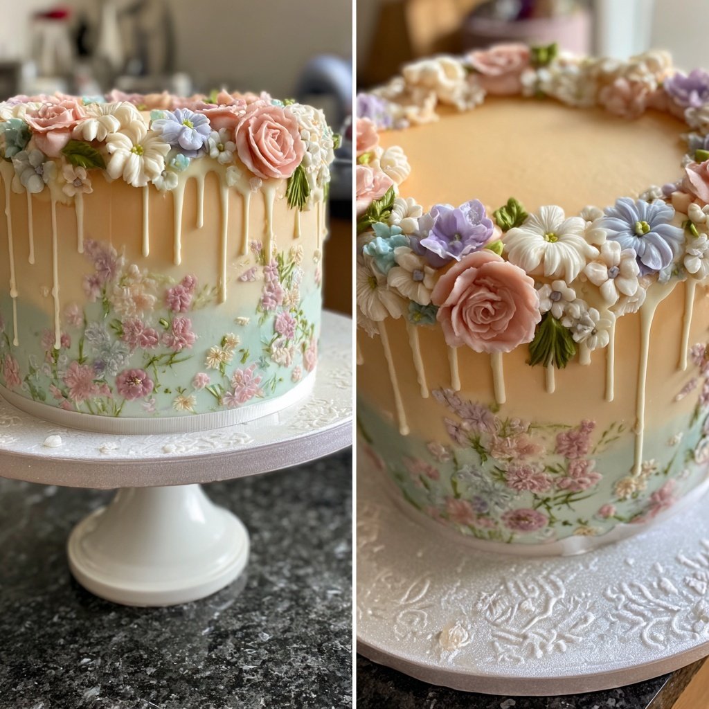 Geburtstagskuchen mit Fondant