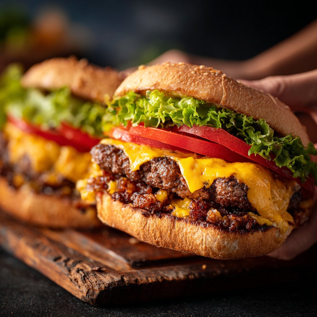 Mini-Burger für zwei