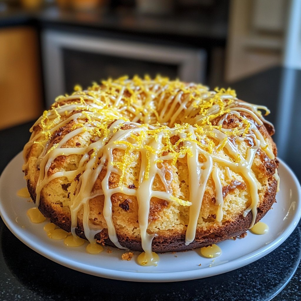 Zitronenkuchen saftig