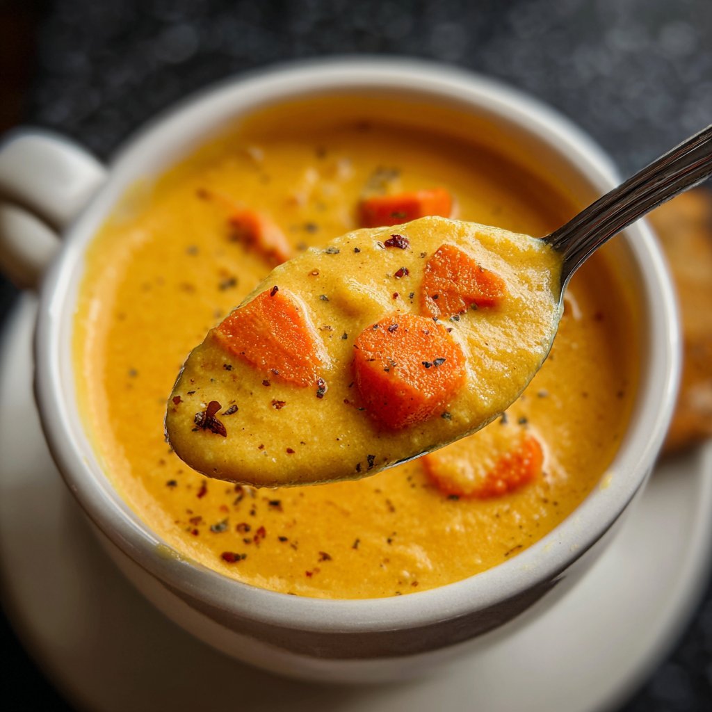 Blumenkohlsuppe mit Karotten