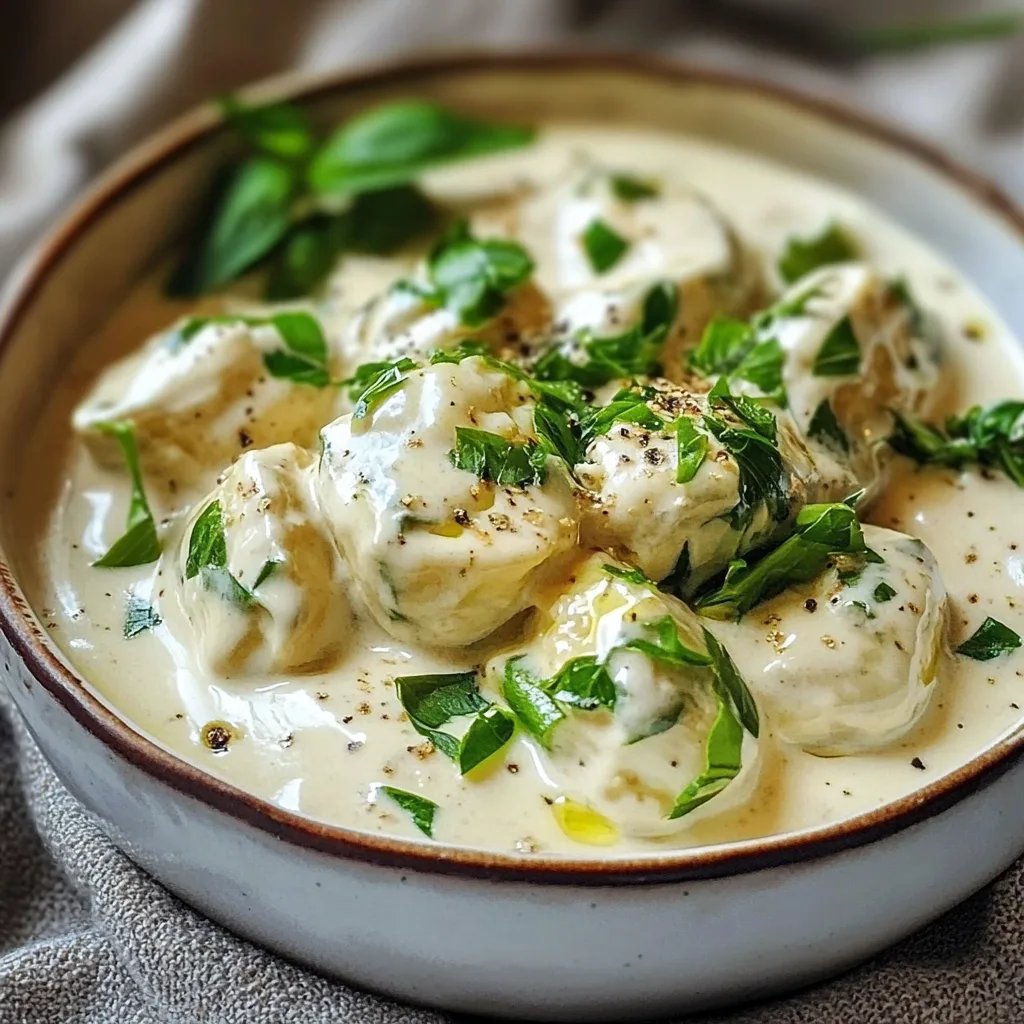 Rosenkohl in Frischkäse Senfsauce