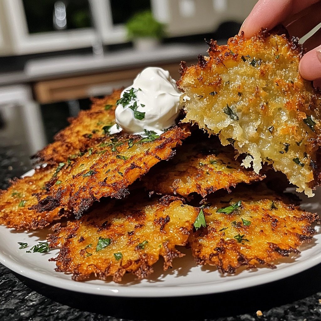 Knusprige Kartoffelpuffer