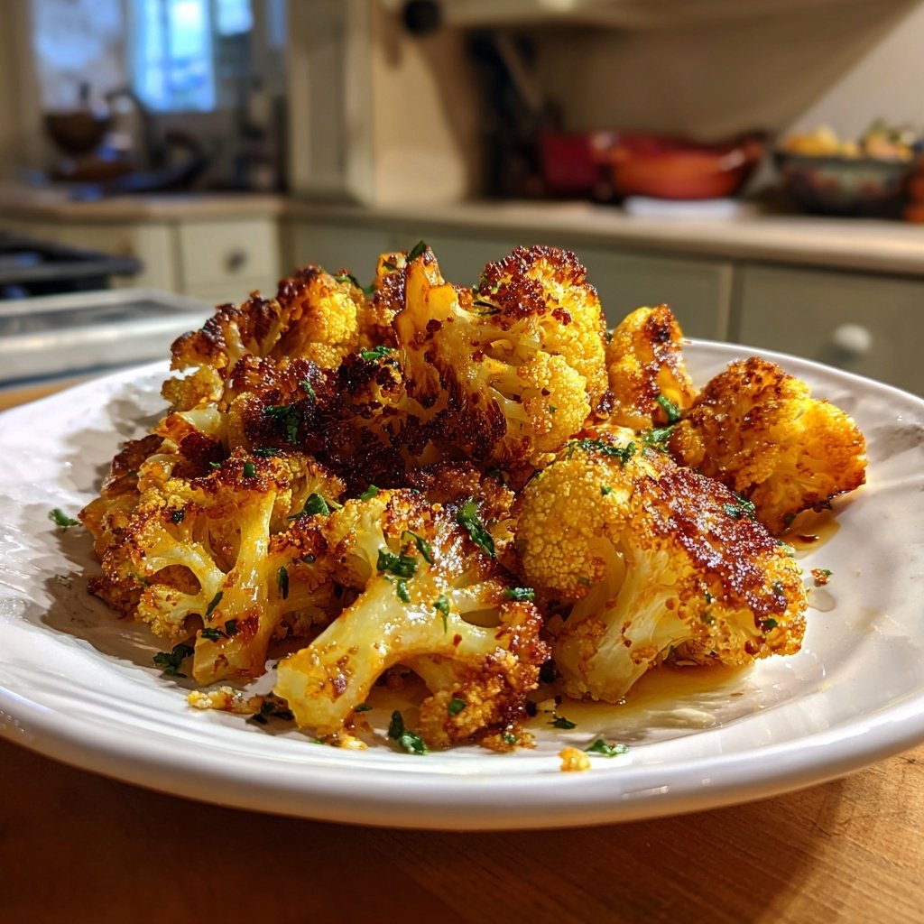 Blumenkohl Pfanne Mit Zitronen Saft