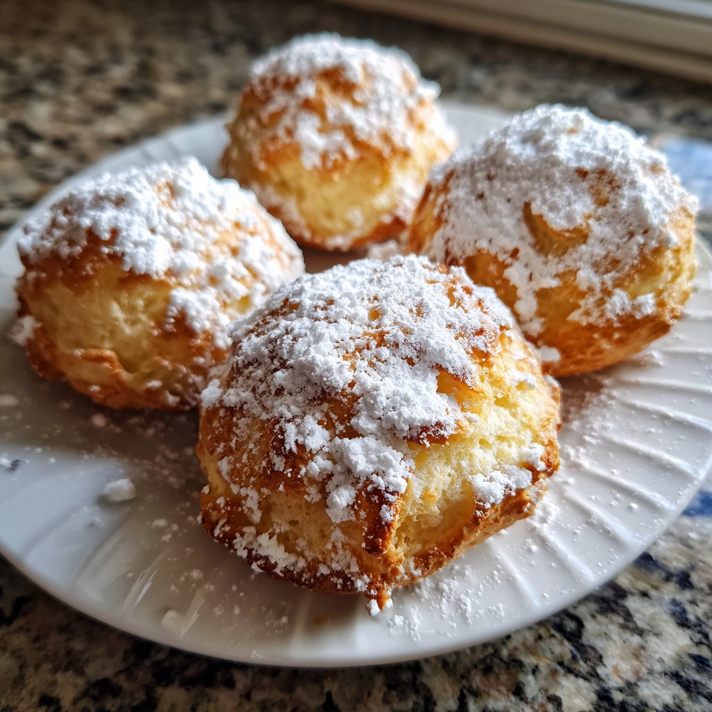 Quarkbällchen mit Vanille