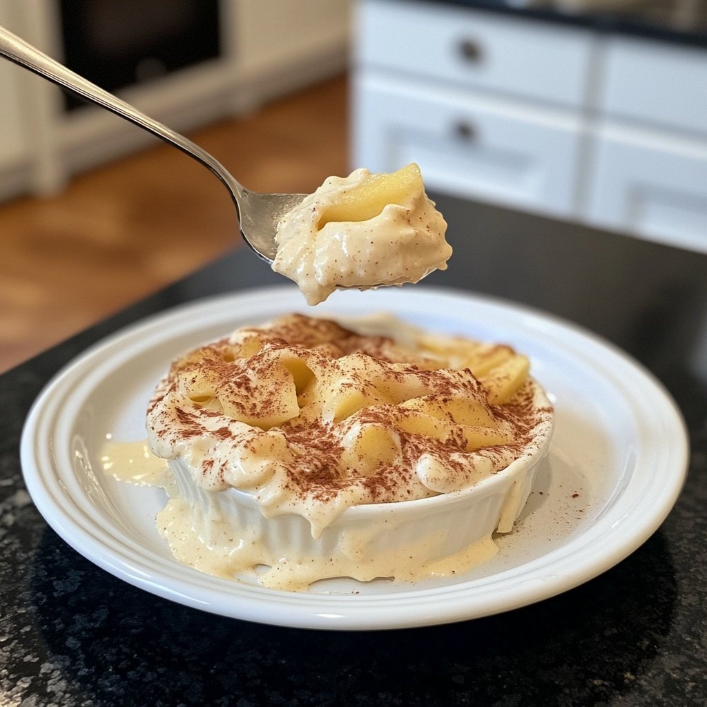 Cremige Zimtcreme mit Apfelmus